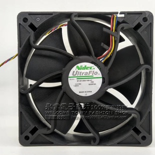 W12E12BS11B5 DC12V NIDEC 12CM 1.65A S9风扇 12038