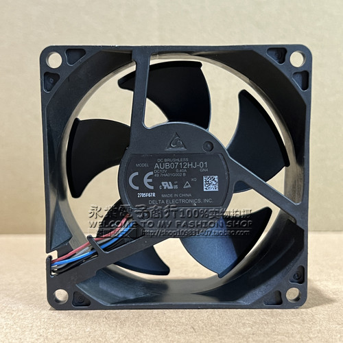 原装台达AUB0712HJ-00/01 宏基投影仪风扇BKC DC12V 0.4A三线风机