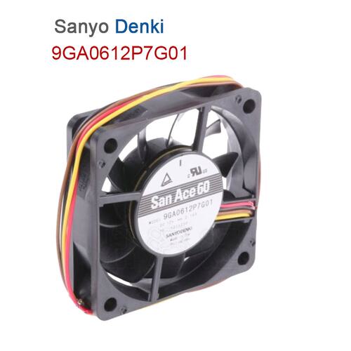 Sanyo 三洋 原装现货 9GA0612P7G01 6015 12V 0.16A 机箱散热风扇