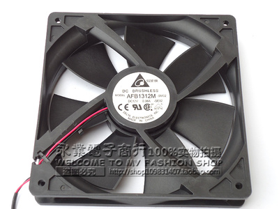 原装台达 AFB1312M 12V 0.38A 13525 13.5CM 双滚珠散热风扇