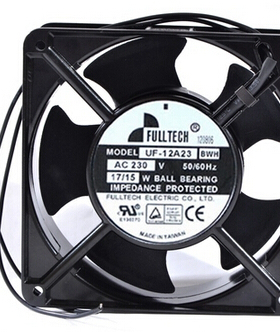 UF-12A23BWH/BTH工业轴流风机12038 230v 17W散热风扇12厘米