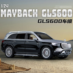 1:24迈巴赫GLS600仿真合金模型回力带声光汽车摆件男孩礼物