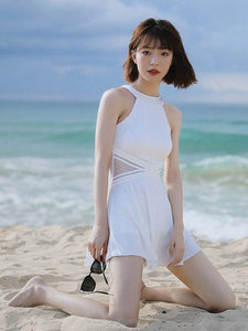 女连体爆款保守连体裙式泳衣