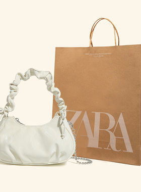 小众设计褶皱云朵包女2025新款洋气百搭高级质感链条斜挎小包