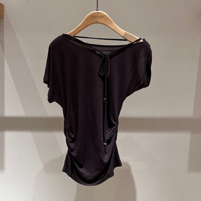 MSLAN新款斜肩飘带套衫2026年夏国内商场同款专柜正品MIBT239