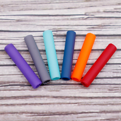 缚玄彩色鞋带头5mmX25mm塑胶头鞋扣马卡龙平头鞋带抽绳吊坠胶粘