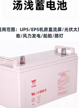 汤浅蓄电池NP100-12 12V100AH直流屏应急机房消防电梯门禁
