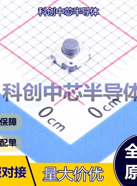 20个 TS3320A 轻触开关 SMD 单刀单掷 圆形按钮 立贴 3.3mm 全新