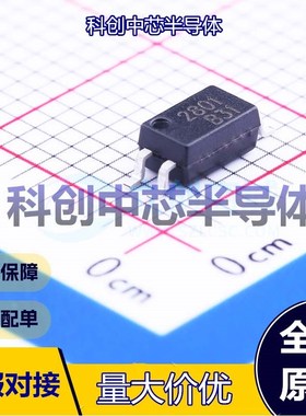 5个 KPS28010CTLD 晶体管输出光耦 SOP-4-1.27mm DC 光电三极管 1