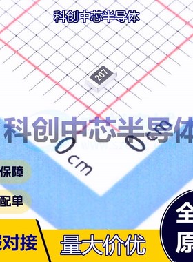 10个 RS-05M207JT 贴片电阻 0805 厚膜电阻 200MΩ ±5% 100mW 全