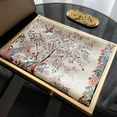 丝巾真丝围巾礼盒送妈妈款 生日礼物杭州丝绸特产伴手礼轻奢高级感