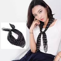 Clearing out silk scarves! Small square scarf, women's silk scarf, mother's long gauze scarf, high-end autumn and winter thin style of Hangzhou silk thumbnail 5