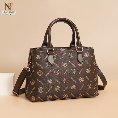 包包女大容量2026新款时尚单肩手提包斜挎包中年女包托特包通勤包