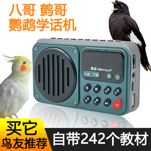 鹦鹉学说话神器复读机玄凤学话教语录音机鹩哥八哥鸟用训练学习机