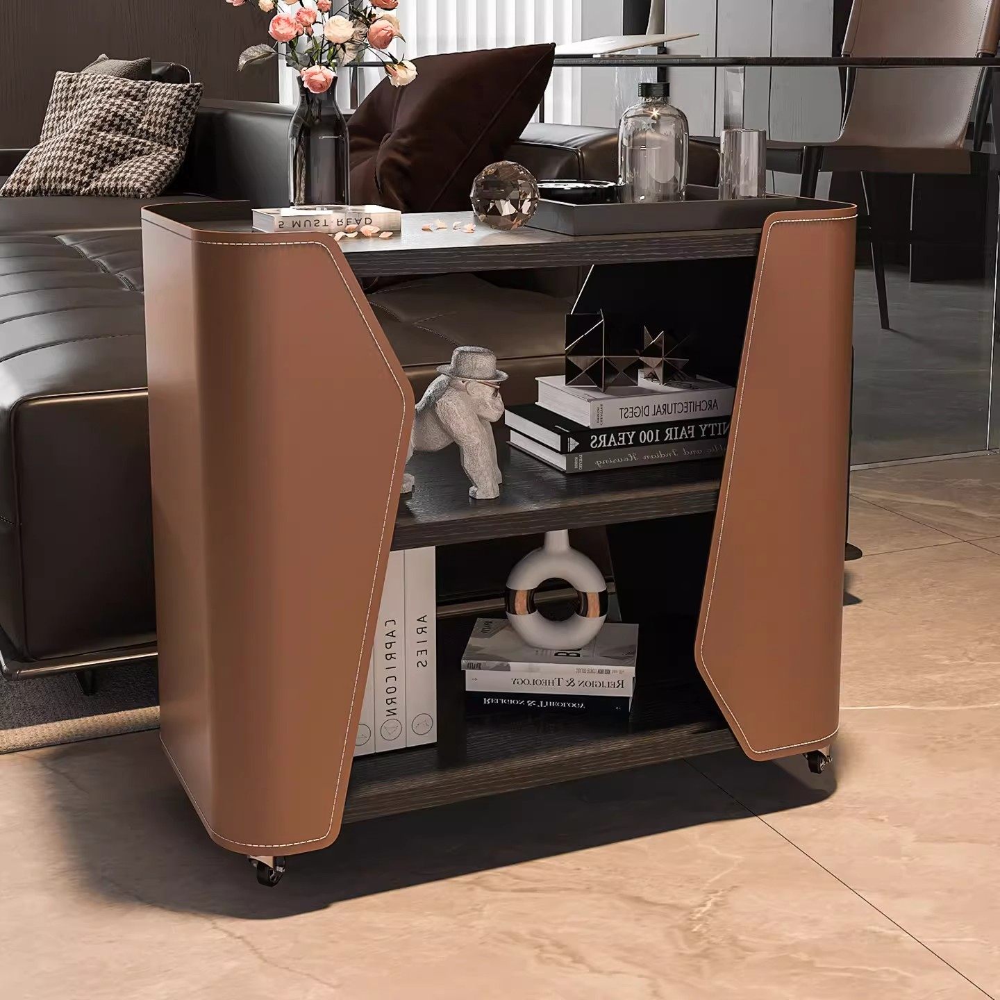 意式极简实木可移动茶台简约边几茶几泡茶桌沙发边柜客厅阳台茶车,住宅家具,移动边几/推车,淘宝优惠券,粉丝福利购,淘宝优惠卷