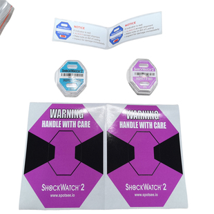 7种不同规格防震动标签ShockWatch 2美国原装二代防震动监测标签