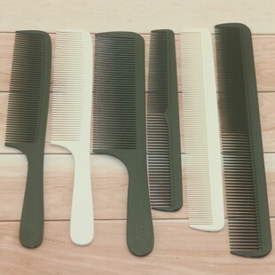 美发梳子发廊剪男士平头剪发梳飞机头推边理发梳007苹果梳子包邮