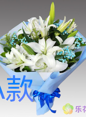 生日周年表白百合甘肃陇南花店送花宕昌成县康县文县同城鲜花快递