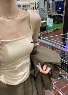 METWO超模bra吊带自带胸垫美背