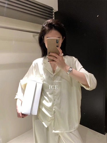METWO 一套有档次的睡衣冰冰凉凉丝滑家居服两件套套装