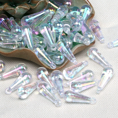 Украшения Девятилетний магазин Семь цветов украшений 820AB красочный кулон из бисера в форме капли воды Симфония свободные бусины DIY