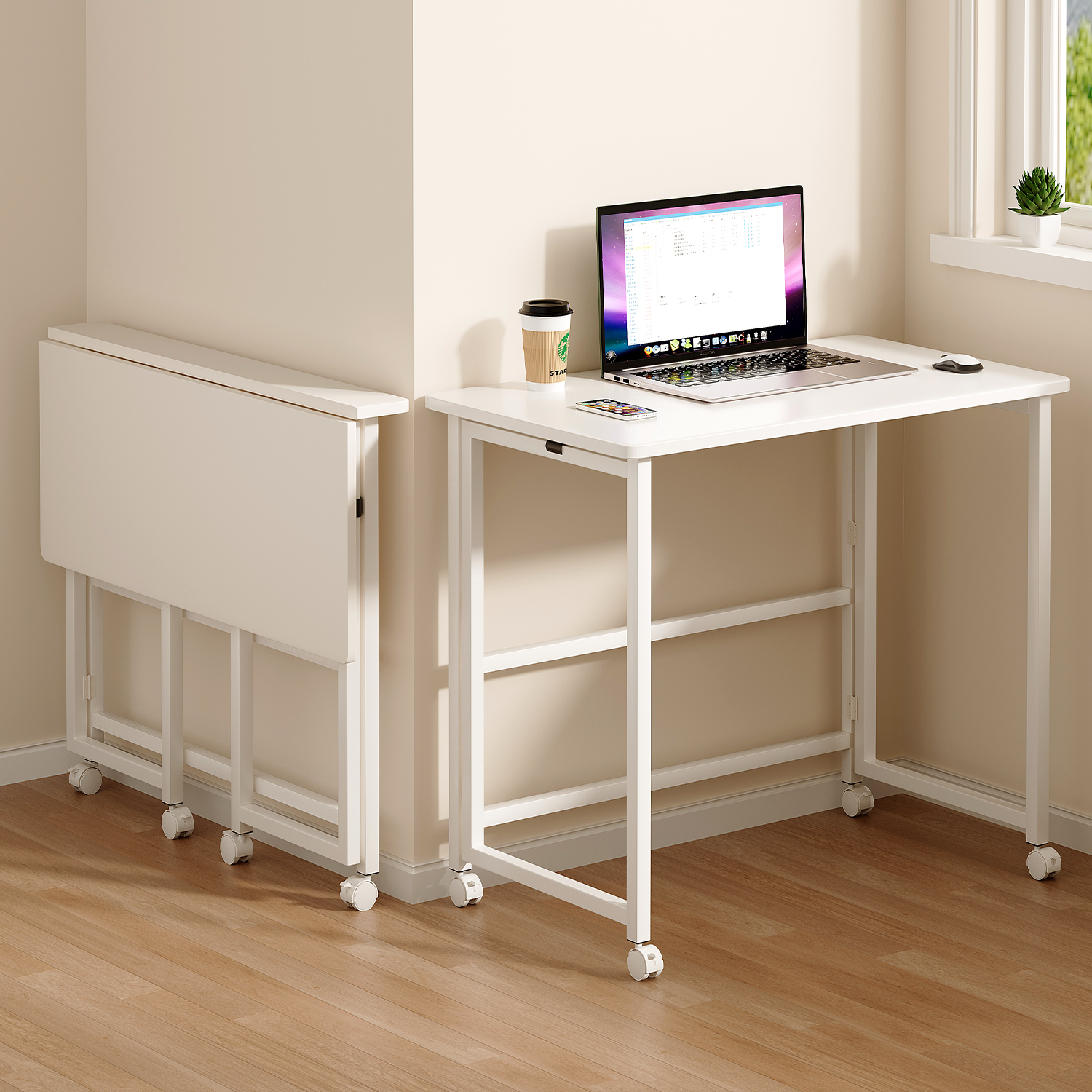 可移动书桌家用电脑桌简易工作台