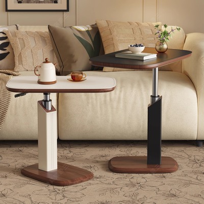 移动边几可气动升降多功能推车