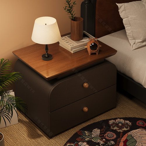 实木床头柜家用卧室小户型