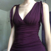 FabGirls 古典韵味交叉褶皱胸型绑带v领背心 辣妹百搭显瘦短上衣