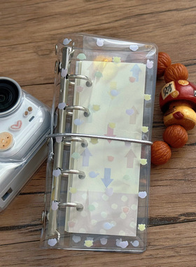 potato bb原创 小动物波点pvc本子壳 A8half活页本