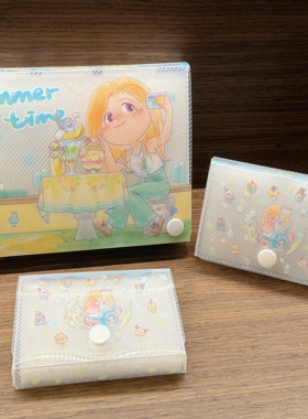 potato bb原创 夏日冰室系列A6收纳盒 小物六联印章收纳盒 手账