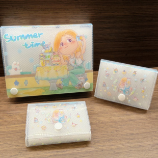 potato bb原创 夏日冰室系列A6收纳盒 小物六联印章收纳盒 手账
