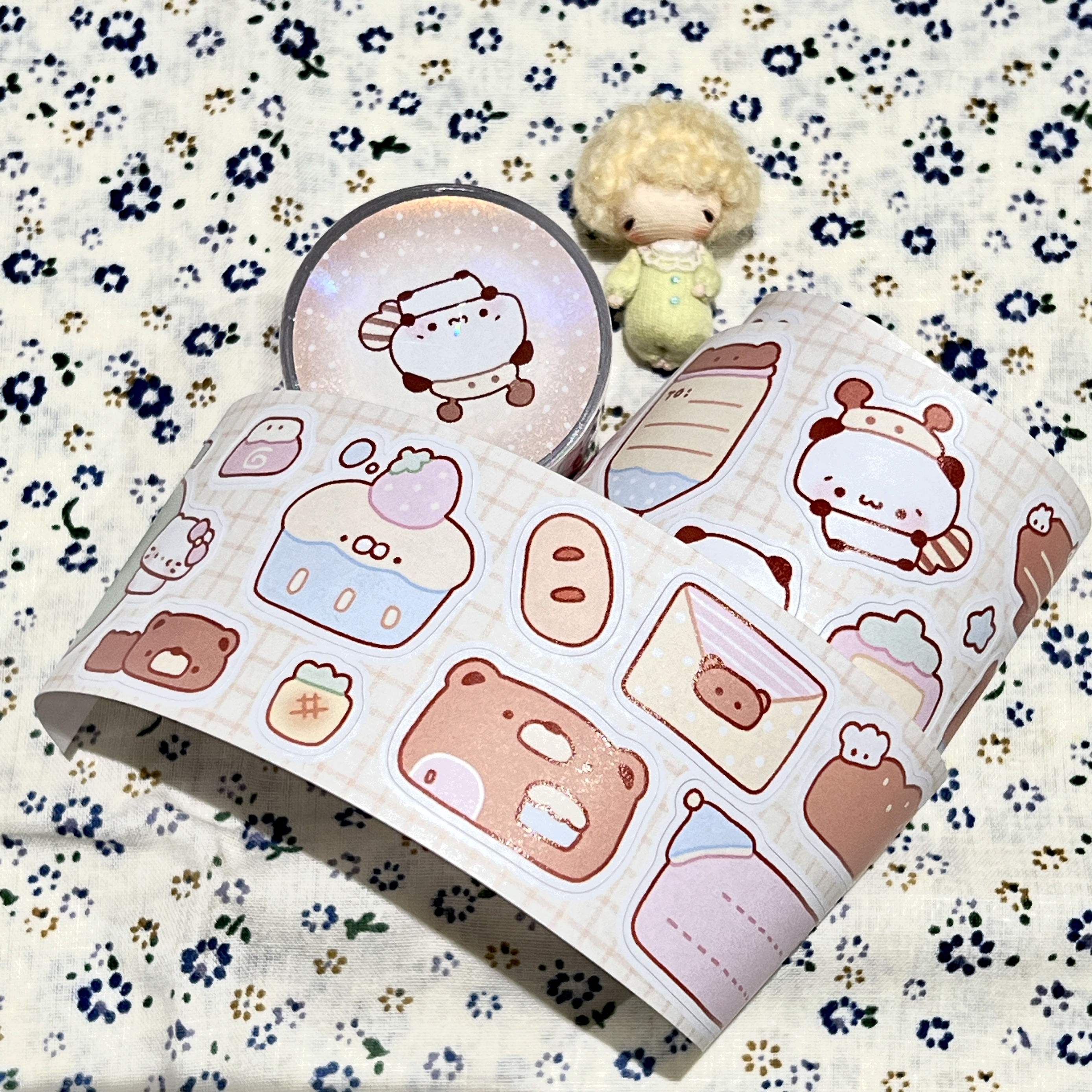 原创新品贴纸卷potatobb