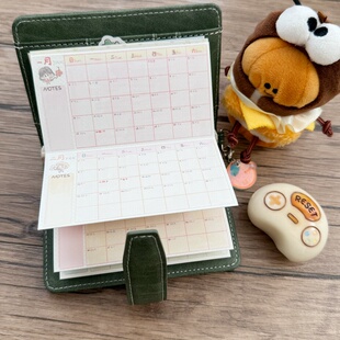 potato bb原创 2026奏折年历 m5 A7活页内页 手帐素材打卡日历