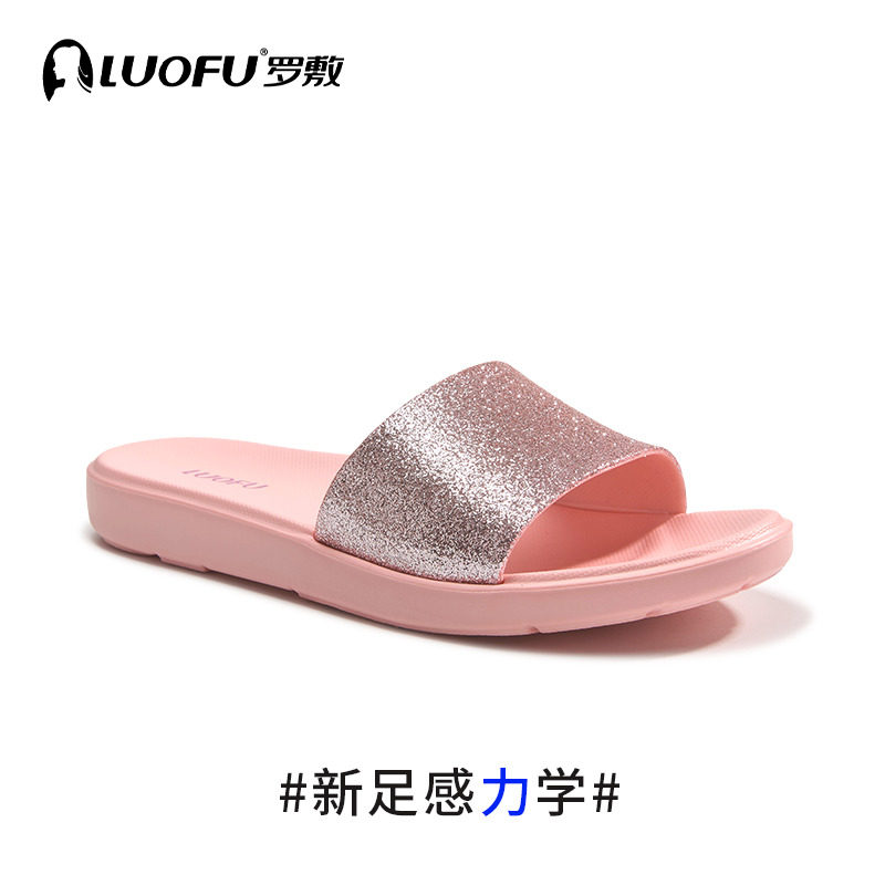 LUOFU罗敷拖鞋夏季家用居家时尚百搭洗澡防滑超大码-女款