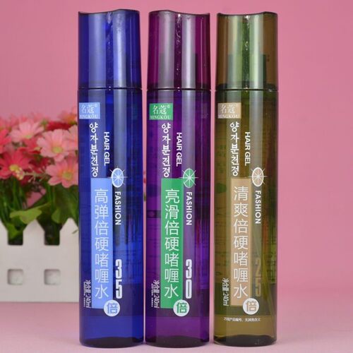 名蔻清爽亮滑高弹倍硬啫喱水持久头发定型水清新保湿弹性立体清香