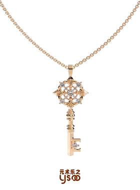 元术乐之ysoo原创设计鸢尾花项链