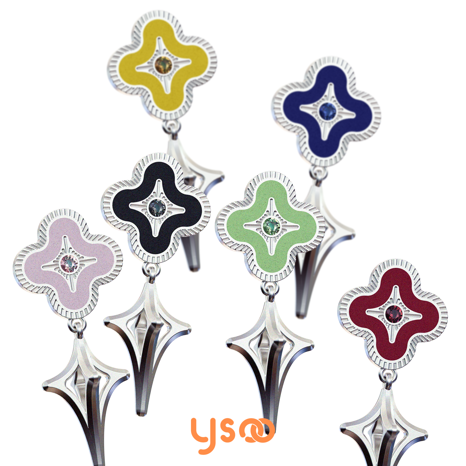 元术乐之925纯银小花耳钉耳饰灵动可转春夏礼物耳饰耳夹清新可爱,饰品/流行首饰/时尚饰品新,耳钉,淘宝优惠券,粉丝福利购,淘宝优惠卷