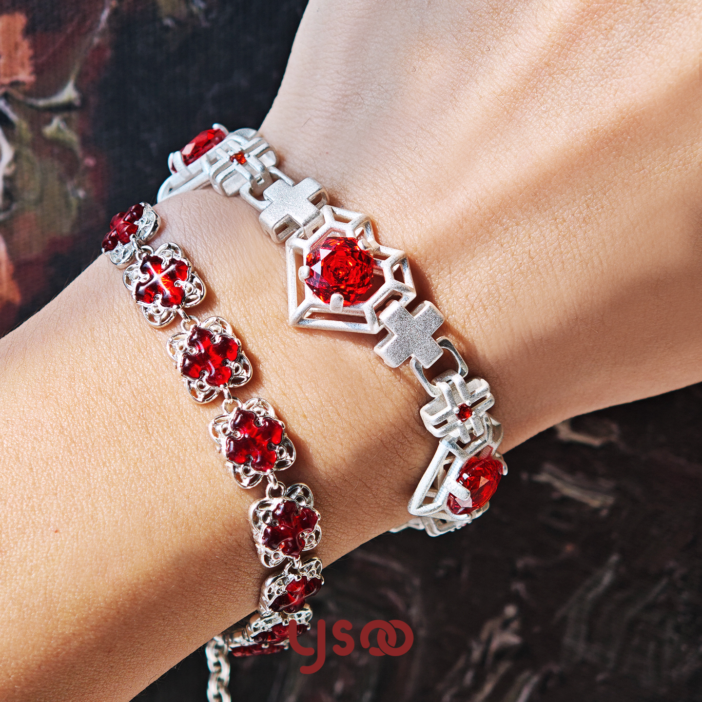 元术乐之纯银手链哥特设计感