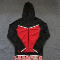 6 Black with Bright Red