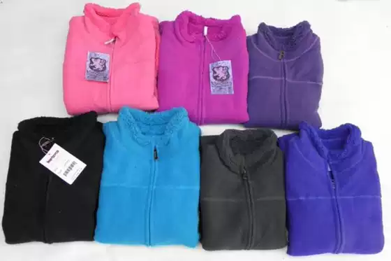 Foreign Trade Middle-Aged and Elderly Women's Short Cotton Vest, Thickened and Warm, Autumn and Winter Fleece Vest, Lamb Wool Vest