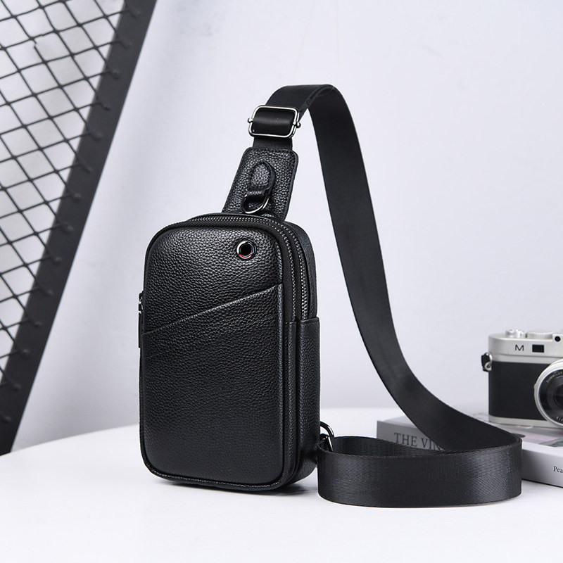 头层牛皮小胸包男士休闲便携迷你斜挎小背包徒步旅行手机包男背包,箱包皮具/热销女包/男包,男士包袋,淘宝优惠券,粉丝福利购,淘宝优惠卷