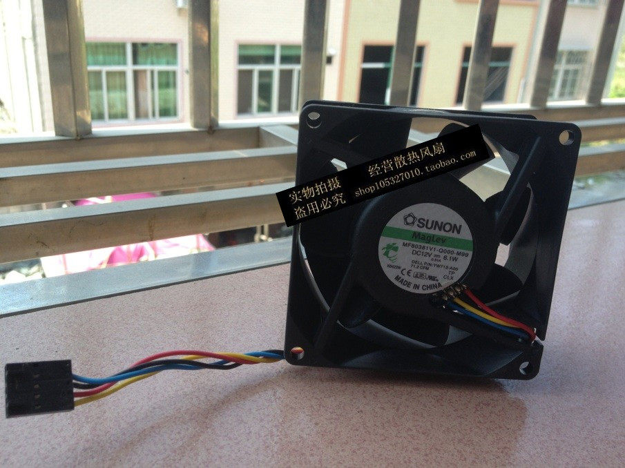 戴爾YW713 CPU風扇MF80381V1-Q000-M99 0H814N 12V 6.1W