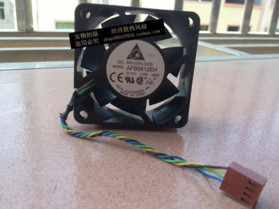 原装台达风扇AFB0612EH 6CM 12V 0.48A 四线风扇 服务器风扇