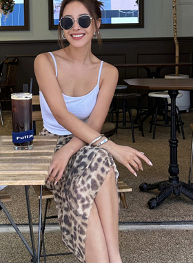 OHOEAN豹纹时髦半裙 柔软舒服100分