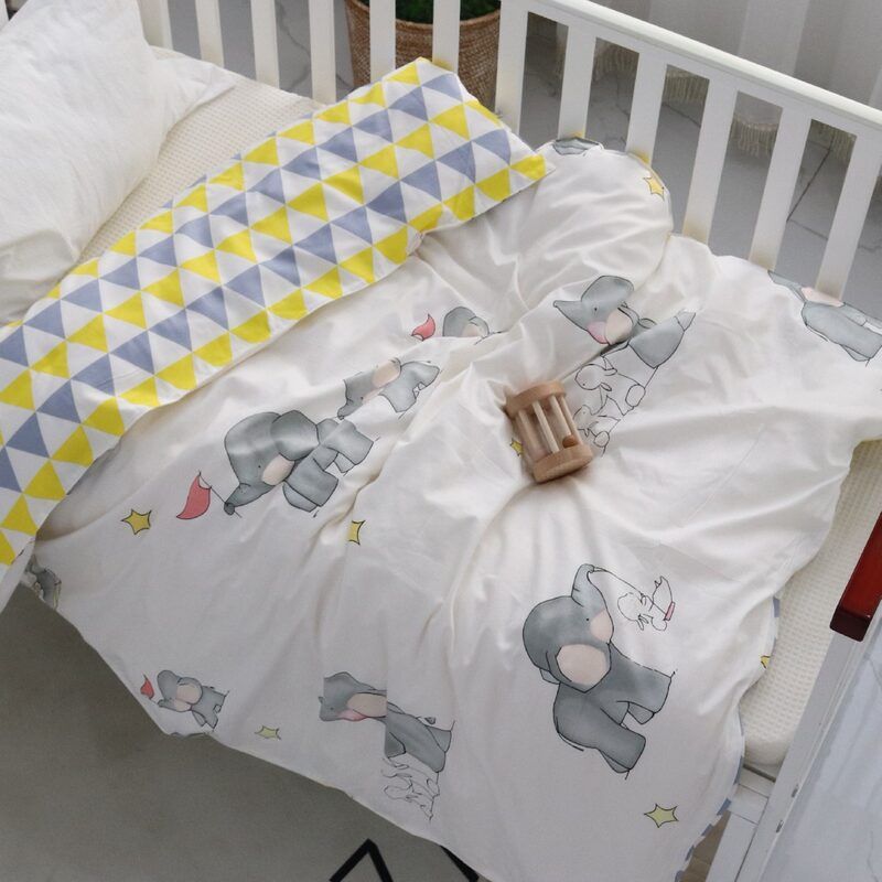 婴儿被子纯棉春秋冬新生儿可拆洗棉被四季通用宝宝棉花被