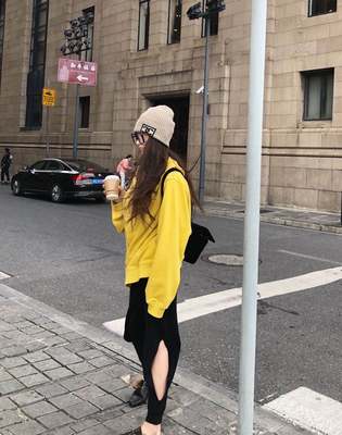 高腰双层羊毛双层羊毛裤