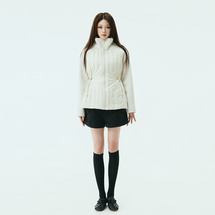 Avocadong 嗲里嗲气白色功能型收腰款白鸭绒羽绒服女冬季保暖外套