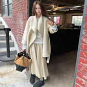气质高级感羊毛大衣外套女 2025新款 Avocadong 两色100羊毛中长款