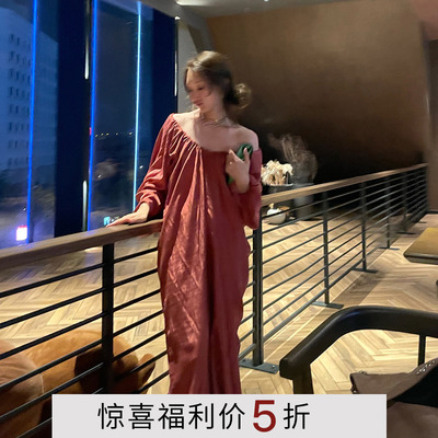 法式宽松连体连体裤休闲慵懒